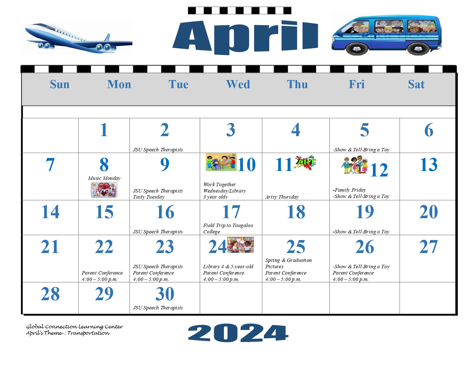 April Calendar